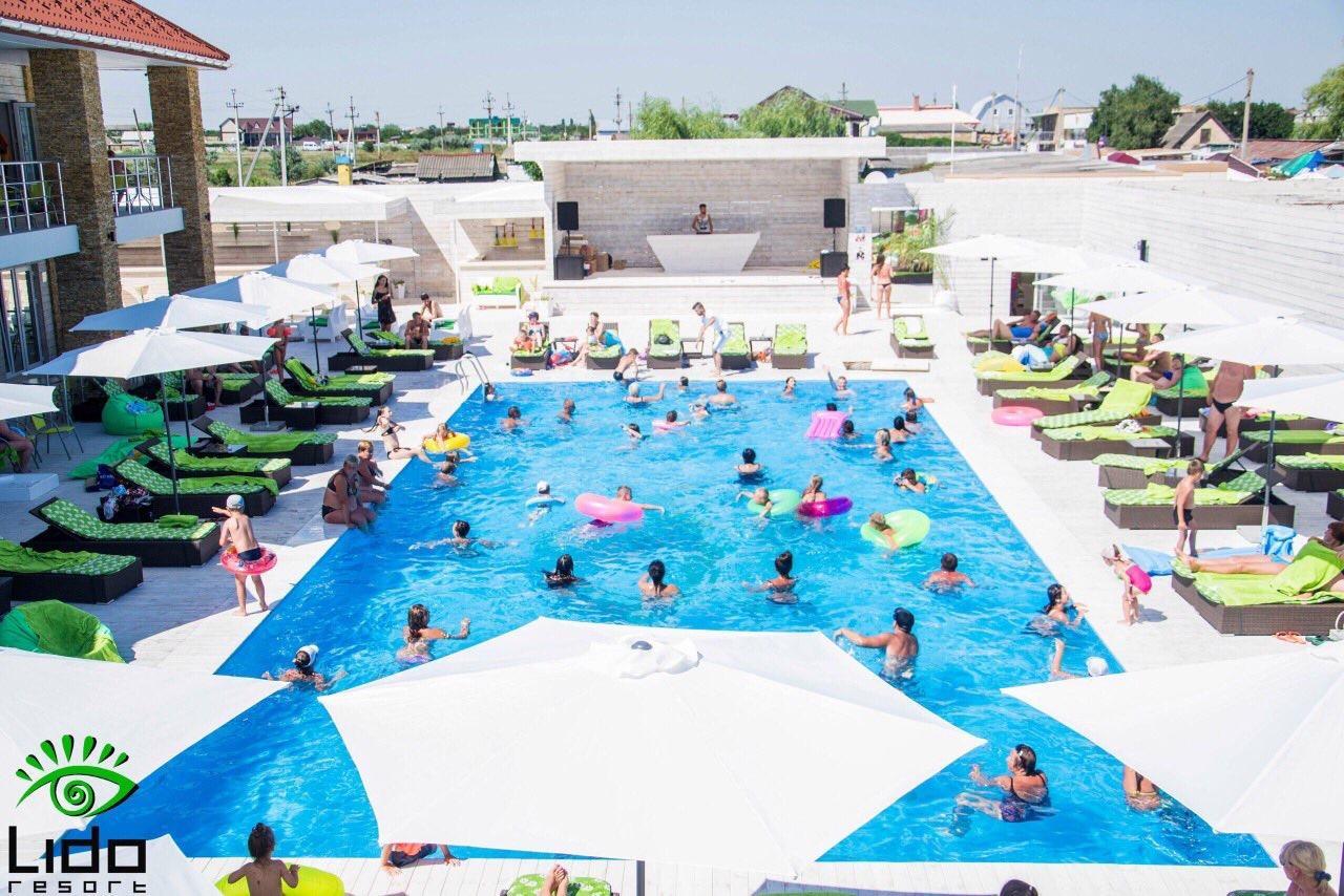 Hotel Lido Лазурное Экстерьер фото